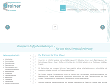 Tablet Screenshot of ib-greiner.de